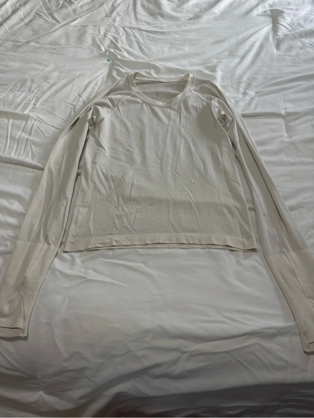 lululemon athletica Women's Long-Sleeve Crewneck Top in Light Cream